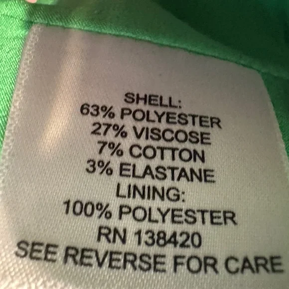 Carlisle Green Sheath Midi Dress V-Neck Sleeveless - Picture 4 of 5